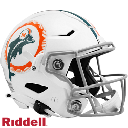 Miami Dolphins Helmet Riddell Authentic Full Size SpeedFlex Style Tribute