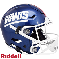 New York Giants Helmet Riddell Authentic Full Size SpeedFlex Style Color Rush