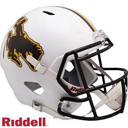 Wyoming Cowboys Helmet Riddell Replica Full Size Speed Style