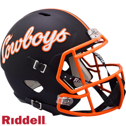 Oklahoma State Cowboys Helmet Riddell Replica Full Size Speed Style Cowboys Script