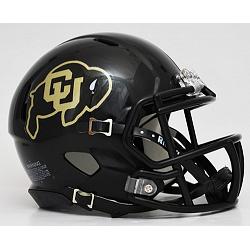 Colorado Buffaloes Speed Mini Helmet - Black Alternate