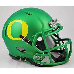 Oregon Ducks Helmet Riddell Replica Mini Speed Style Apple Green