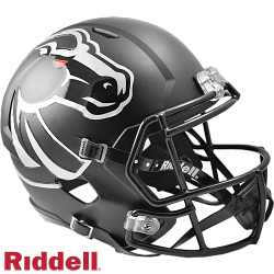 Boise State Broncos Helmet Riddell Replica Full Size Speed Style Matte Black