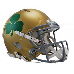 Notre Dame Fighting Irish Helmet - Riddell Replica Full Size - Speed Style - 2016 Shamrock