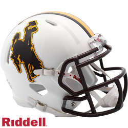 Wyoming Cowboys Helmet Riddell Replica Mini Speed Style