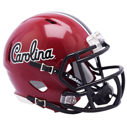 South Carolina Gamecocks Helmet Riddell Replica Mini Speed Style Script Design