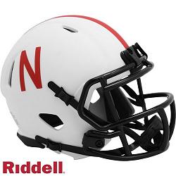 Nebraska Cornhuskers Helmet Riddell Replica Mini Speed Style Lunar Eclipse Alternate