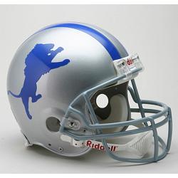 Detroit Lions Helmet Riddell Authentic Full Size VSR4 Style 1960-1969 Throwback