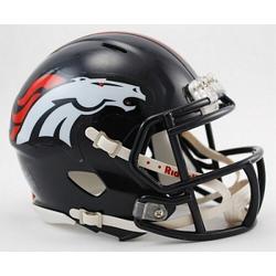 Denver Broncos Helmet Riddell Replica Mini Speed Style 1997-2023 Throwback