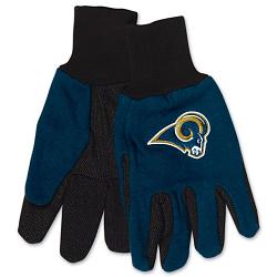 Los Angeles Rams Two Tone Youth Size Gloves