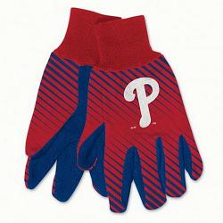Philadelphia Phillies Gloves Two Tone Style Adult Size Size