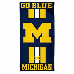 Michigan Wolverines Towel 30x60 Beach Style