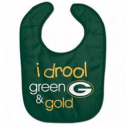 Green Bay Packers Baby Bib All Pro I Drool Design