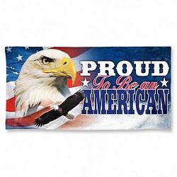 America Towel 30x60 Beach Style Proud To Be an American Design