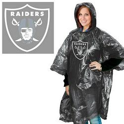 Las Vegas Raiders Rain Poncho