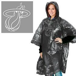 Miami Heat Rain Poncho