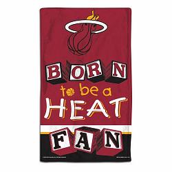 Miami Heat Baby Burp Cloth 10x17