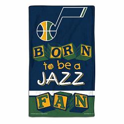 Utah Jazz Baby Burp Cloth 10x17