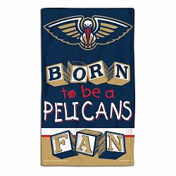 New Orleans Pelicans Baby Burp Cloth 10x17