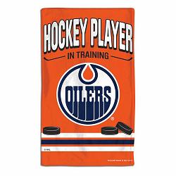 Edmonton Oilers Baby Burp Cloth 10x17