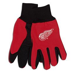 Detroit Red Wings Two Tone Gloves - Adult