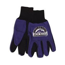 Colorado Rockies Two Tone Gloves - Adult Size
