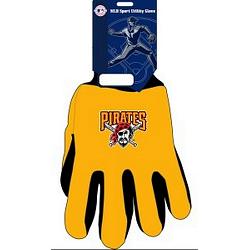 Pittsburgh Pirates Two Tone Gloves - Adult Size