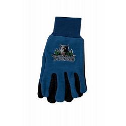 Minnesota Timberwolves Gloves Two Tone Style Adult Size