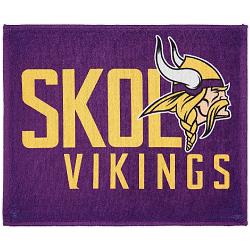 Minnesota Vikings Towel 15x18 Rally Style Full Color Style