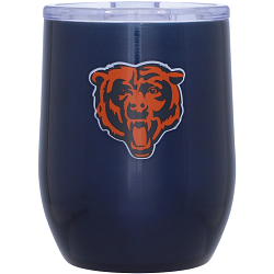 Chicago Bears Travel Tumbler 16oz Stainless Steel Curved