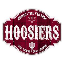 Indiana Hoosiers Sign Wood 12 Inch Homegating Tavern