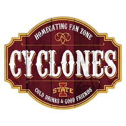 Iowa State Cyclones Sign Wood 12 Inch Homegating Tavern