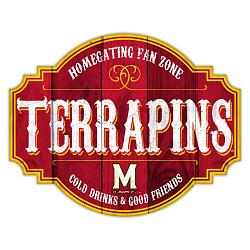 Maryland Terrapins Sign Wood 12 Inch Homegating Tavern