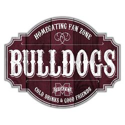 Mississippi State Bulldogs Sign Wood 12 Inch Homegating Tavern