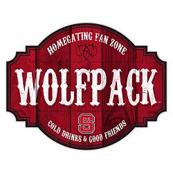 North Carolina State Wolfpack Sign Wood 12 Inch Homegating Tavern