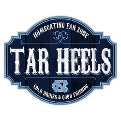 North Carolina Tar Heels Sign Wood 12 Inch Homegating Tavern