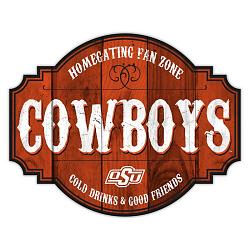 Oklahoma State Cowboys Sign Wood 12 Inch Homegating Tavern