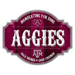 Texas A&M Aggies Sign Wood 12 Inch Homegating Tavern