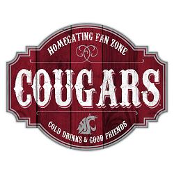 Washington State Cougars Sign Wood 12 Inch Homegating Tavern