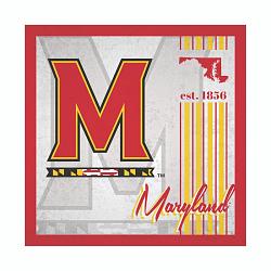 Maryland Terrapins Sign Wood 10x10 Album Design