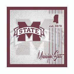 Mississippi State Bulldogs Sign Wood 10x10 Album Design