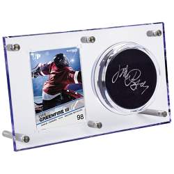 Clear Puck & Card Flip Display 120pt