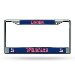 Arizona Wildcats License Plate Frame Chrome Printed Insert