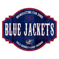 Columbus Blue Jackets Sign Wood 12 Inch Homegating Tavern