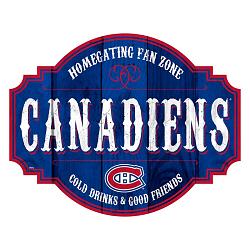 Montreal Canadiens Sign Wood 12 Inch Homegating Tavern