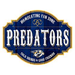 Nashville Predators Sign Wood 12 Inch Homegating Tavern