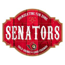 Ottawa Senators Sign Wood 12 Inch Homegating Tavern