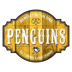 Pittsburgh Penguins Sign Wood 12 Inch Homegating Tavern