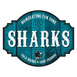 San Jose Sharks Sign Wood 12 Inch Homegating Tavern