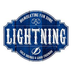 Tampa Bay Lightning Sign Wood 12 Inch Homegating Tavern